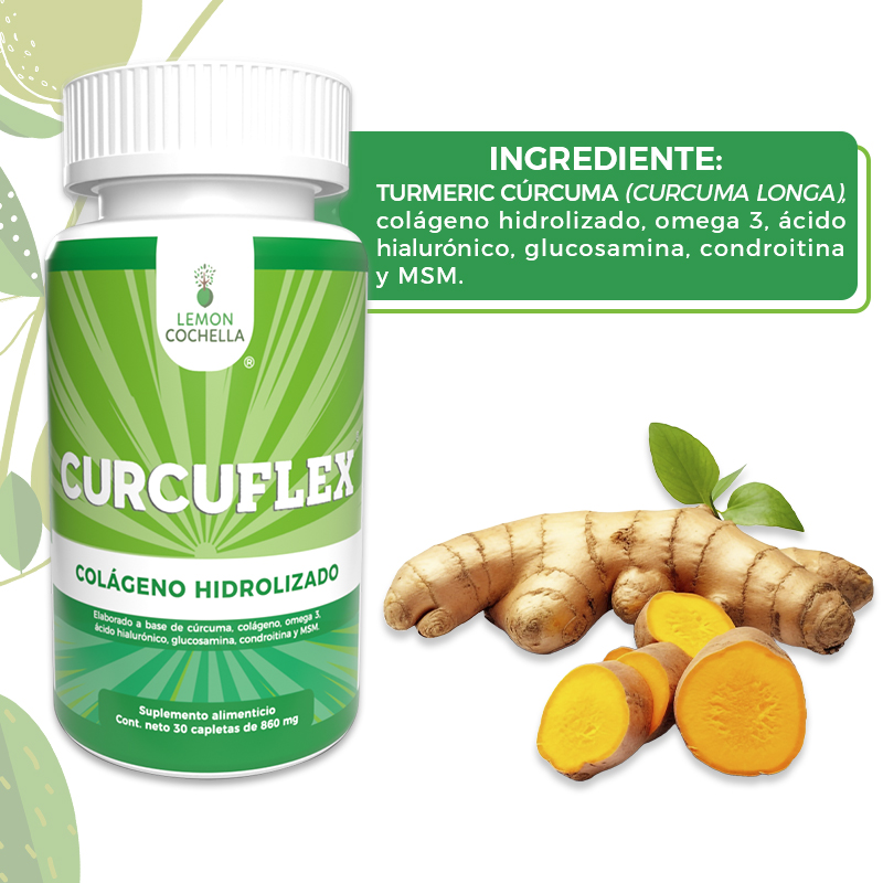 50 PACK CURCUFLEX 30 CAPLETAS DE LEMON COCHELLA