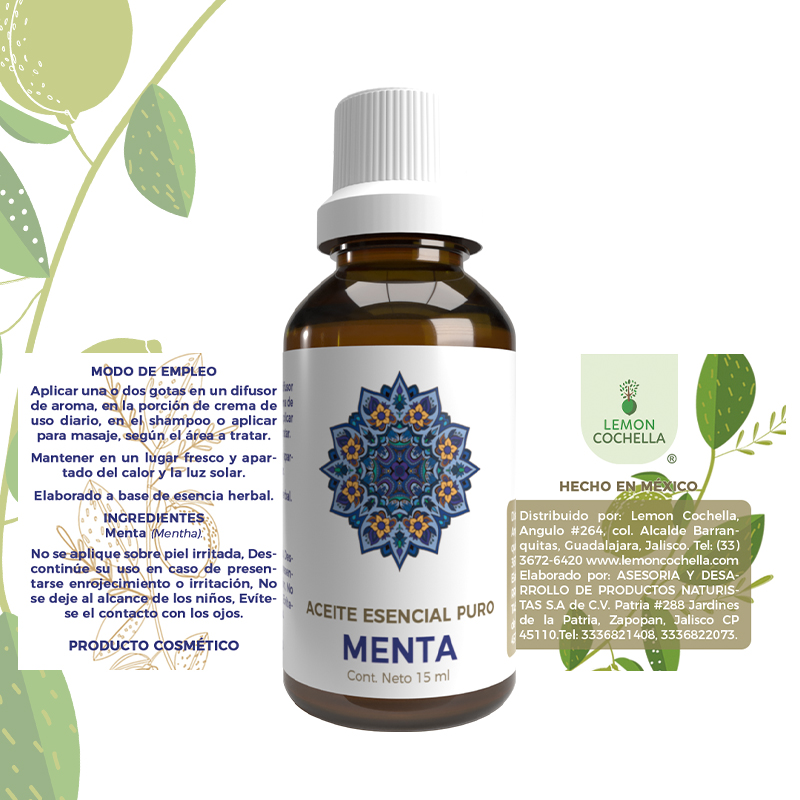 ESENCIA MENTA 15 ML LEMON COCHELLA