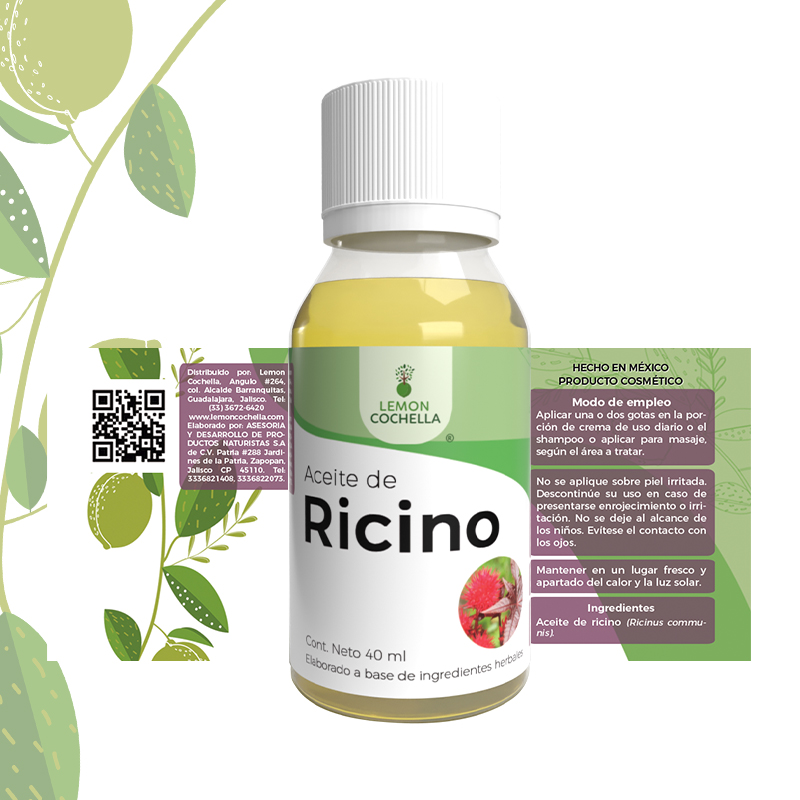 ACEITE DE RICINO 40 ML LEMON COCHELLA
