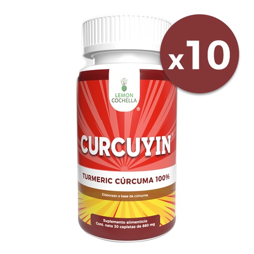 [RN-4CM7-SYQG] 10 PACK CURCUYIN 30 CAPLETAS DE 860 MG 